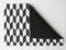 Cotton Classic Diamond Black Table Placemats Pack Of 4 freeshipping - Airwill