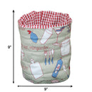 Cotton Printed Design Fruit Basket Pack Of 1 freeshipping - Airwill