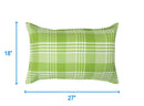 Cotton Track Dobby Green Pillow Covers Pack Of 2 freeshipping - Airwill