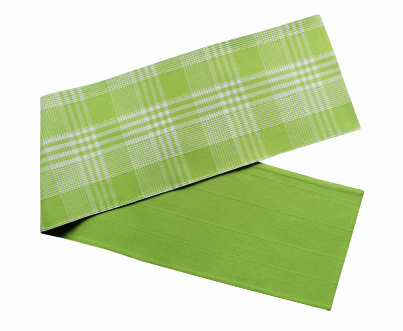 Cotton Track Dobby Green 152cm Length Table Runner Pack Of 1 freeshipping - Airwill