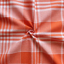 Cotton Track Dobby Orange Long 9ft Door Curtains Pack Of 2 freeshipping - Airwill