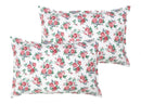 Cotton Small Pink Rose Pillow Covers Pack Of 2 freeshipping - Airwill