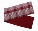 Cotton Track Dobby Maroon 152cm Length Table Runner Pack Of 1 freeshipping - Airwill