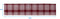 Cotton Track Dobby Maroon 152cm Length Table Runner Pack Of 1 freeshipping - Airwill