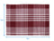 Cotton Track Dobby Maroon Table Placemats Pack Of 4 freeshipping - Airwill