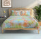 Cotton Holi Designs Orange Double Bedsheet With 2 Pillow Covers Pack Of 3 freeshipping - Airwill