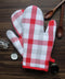 Cotton Lanfranki Red Check Oven Gloves Pack Of 2 freeshipping - Airwill