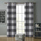 Cotton 4 Way Dobby Grey 9ft Long Door Curtains Pack Of 2 freeshipping - Airwill