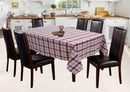 Cotton Lanfranki Red Check 6 Seater Table Cloths Pack Of 1 freeshipping - Airwill