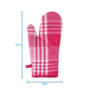 Cotton Track Dobby Pink Oven Gloves Pack Of 2 freeshipping - Airwill