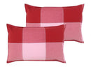 Cotton 4 Way Dobby Red Pillow Covers Pack Of 2 freeshipping - Airwill