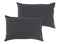 Cotton Solid Steel Grey Pillow Covers Pack Of 2 freeshipping - Airwill