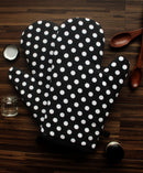 Cotton Black Polka Dot Oven Gloves Pack Of 2 freeshipping - Airwill