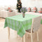 Cotton Track Dobby Green 2 Seater Table Cloths Pack Of 1 freeshipping - Airwill