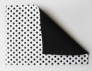 Cotton White Polka Dot Table Placemats Pack Of 4 freeshipping - Airwill