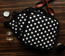 Cotton Black Polka Dot Pot Holders Pack Of 3 freeshipping - Airwill