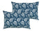 Cotton Blue Paislay Pillow Covers Pack Of 2 freeshipping - Airwill