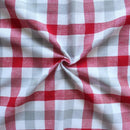 Cotton Lanfranki Red Check 2 Seater Table Cloths Pack Of 1 freeshipping - Airwill