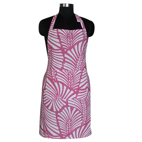 Cotton Pink Zebra Free Size Apron Pack Of 1 freeshipping - Airwill