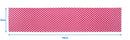 Cotton Pink Polka Dot 152cm Length Table Runner Pack Of 1 freeshipping - Airwill