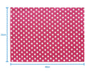 Cotton Pink Polka Dot Table Placemats Pack Of 4 freeshipping - Airwill
