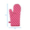Cotton Pink Polka Dot Oven Gloves Pack Of 2 freeshipping - Airwill