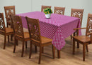 Cotton Pink Polka Dot 8 Seater Table Cloths Pack Of 1 freeshipping - Airwill