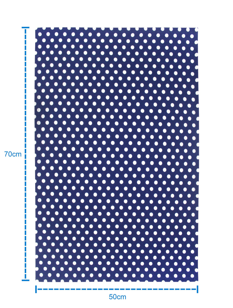 Cotton Polka Dot Blue and Red Kitchen Towels Pack Of 4 freeshipping - Airwill