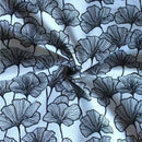 Cotton Single Leaf Black 6 Seater Table Cloths Pack Of 1 freeshipping - Airwill