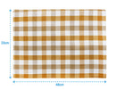 Cotton Lanfranki Yellow Check Table Placemats Pack Of 4 freeshipping - Airwill
