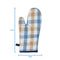 Cotton Lanfranki Blue Check Oven Gloves Pack Of 2 freeshipping - Airwill