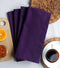 Cotton Solid Violet Kitchen Towels Pack of 4 freeshipping - Airwill