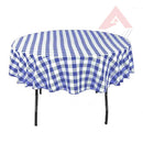 Cotton Gingham Check Blue 2 Seater Table Cloths Pack Of 1 freeshipping - Airwill