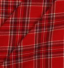 Cotton Xmas Big Red Check  6 Seater Table Cloths Pack of 1 freeshipping - Airwill