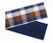 Cotton Dobby Blue 152cm Length Table Runner Pack Of 1 freeshipping - Airwill