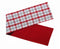 Cotton Lanfranki Red Check 152cm Length Table Runner Pack Of 1 freeshipping - Airwill