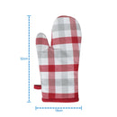 Cotton Lanfranki Red Check Oven Gloves Pack Of 2 freeshipping - Airwill