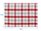 Cotton Lanfranki Red Check Table Placemats Pack Of 4 freeshipping - Airwill