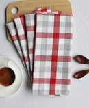 Cotton Lanfranki Red Kitchen Towels Pack Of 4 freeshipping - Airwill