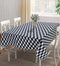 Cotton Classic Diamond Black 4 Seater Table Cloths Pack Of 1 freeshipping - Airwill