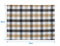 Cotton Lanfranki Grey Check Table Placemats Pack Of 4 freeshipping - Airwill