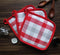 Cotton Lanfranki Red Check Pot Holders Pack Of 3 freeshipping - Airwill