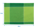 Cotton 4 Way Dobby Green Table Placemats Pack Of 4 freeshipping - Airwill