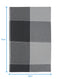 Cotton 4 Way Dobby Grey Kitchen Towels Pack Of 4 freeshipping - Airwill