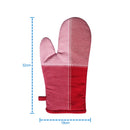 Cotton 4 Way Dobby Red Oven Gloves Pack Of 2 freeshipping - Airwill