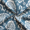 Cotton Blue Paislay 5ft Window Curtains Pack Of 2 freeshipping - Airwill
