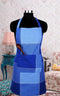 Cotton 4 Way Dobby Blue Free Size Apron Pack Of 1