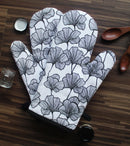Cotton Single Leaf Black Oven Gloves Pack Of 2 freeshipping - Airwill