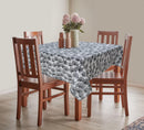 Cotton Single Leaf Black 4 Seater Table Cloths Pack Of 1 freeshipping - Airwill