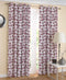 Cotton Single Leaf Maroon Long 9ft Door Curtains Pack Of 2 freeshipping - Airwill